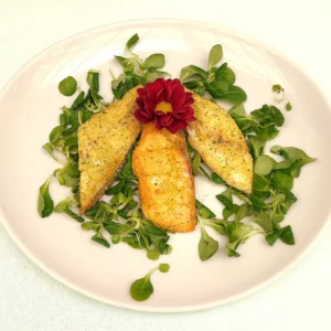 Filetti di pesce gratinati - branzino, orata e salmone