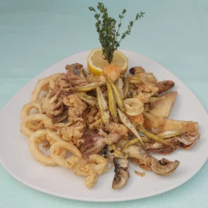 Fritto misto con pesci di paranza