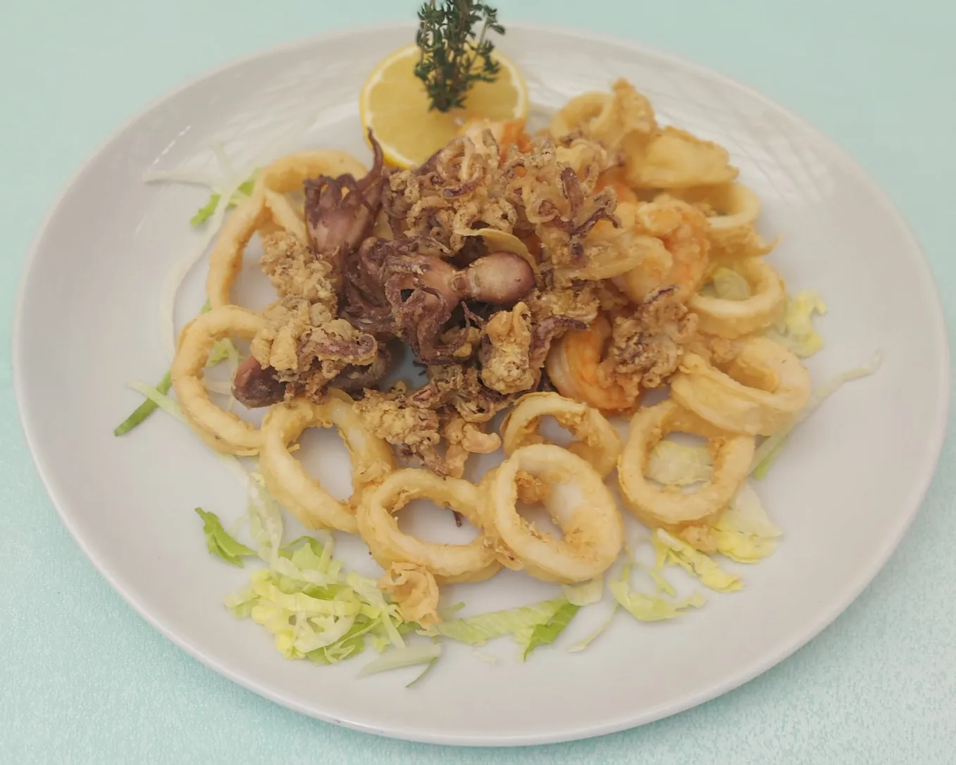 Fritto misto senza pesci di paranza
