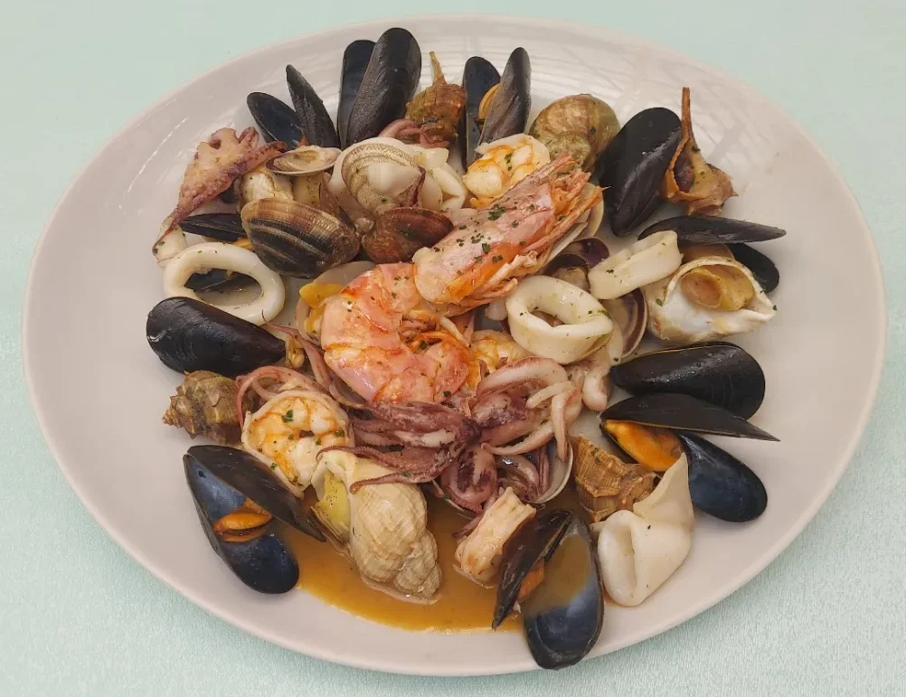 Insalata di mare tiepida - con o senza lumache di mare