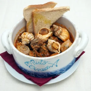 Lumache di mare in umido